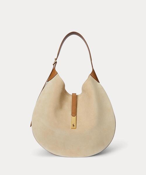 Polo ID スエード ラージ ショルダー バッグ（ショルダーバッグ