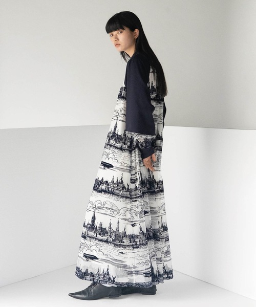 mintdesigns（ミントデザインズ）の「TOILE DE JOUY DRESS（ワンピース・メンズ・ブルー/ブラック・ONESIZE）」の21枚目の写真