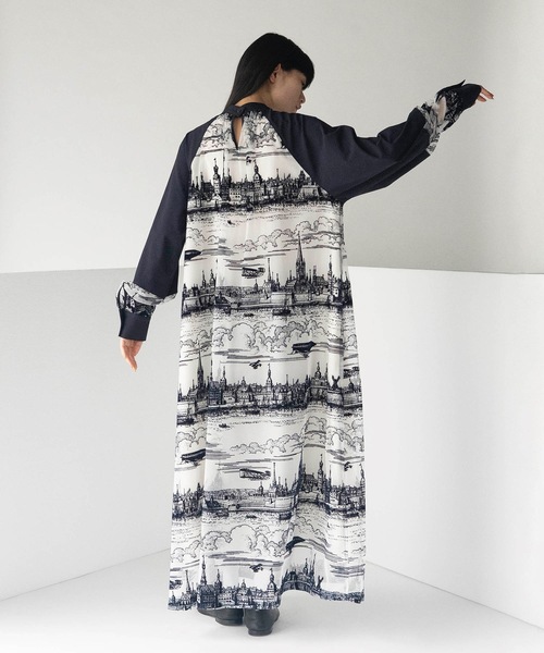 mintdesigns（ミントデザインズ）の「TOILE DE JOUY DRESS（ワンピース・メンズ・ブルー/ブラック・ONESIZE）」の20枚目の写真