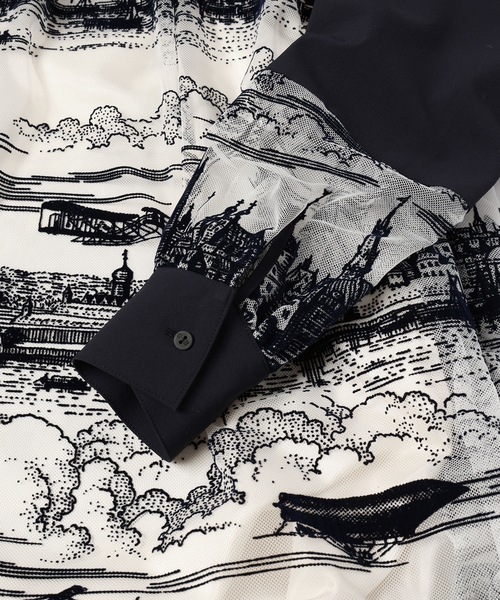 mintdesigns（ミントデザインズ）の「TOILE DE JOUY DRESS（ワンピース・メンズ・ブルー/ブラック・ONESIZE）」の12枚目の写真