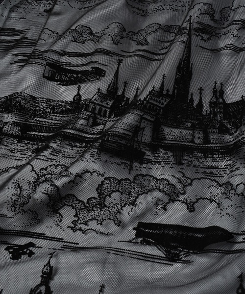 mintdesigns（ミントデザインズ）の「TOILE DE JOUY DRESS（ワンピース・メンズ・ブルー/ブラック・ONESIZE）」の8枚目の写真