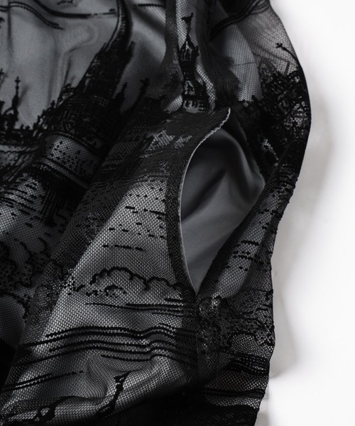 mintdesigns（ミントデザインズ）の「TOILE DE JOUY DRESS（ワンピース・メンズ・ブルー/ブラック・ONESIZE）」の5枚目の写真