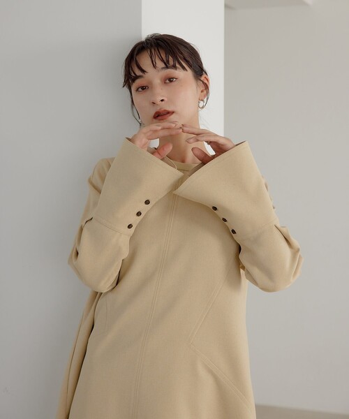 EMMEL REFINES＞EM キリカエ Aライン ミニ ワンピース（ワンピース