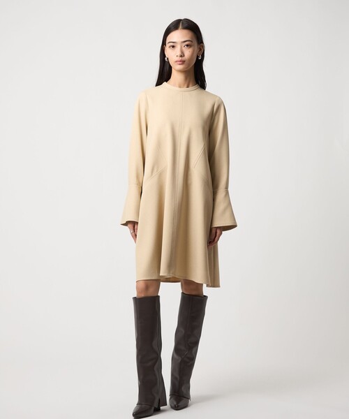 セール】＜EMMEL REFINES＞EM キリカエ Aライン ミニ ワンピース