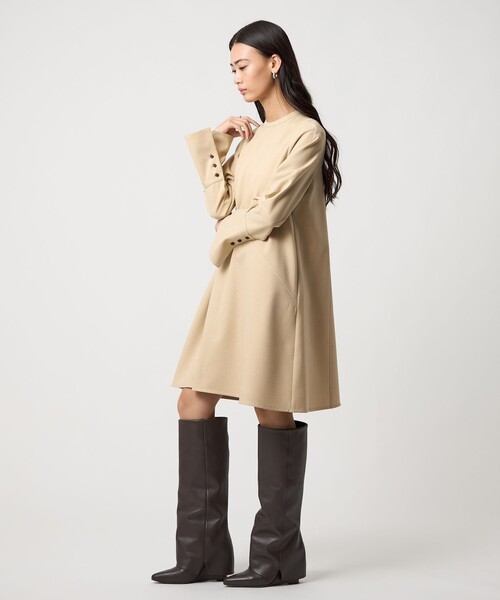 EMMEL REFINES＞EM キリカエ Aライン ミニ ワンピース