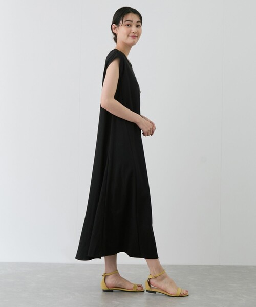 Jayro(ジャイロ)の「鹿の子フレアワンピース(ワンピース・レディース・ブルー系その他4/グレー系その他/ブラック・M)」の5枚目の写真