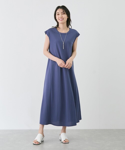 Jayro(ジャイロ)の「鹿の子フレアワンピース(ワンピース・レディース・ブルー系その他4/グレー系その他/ブラック・M)」の16枚目の写真