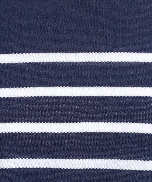 DRESKIP（ドレスキップ）の「【ひんやり/S-LL】さらさらな肌触りが心地よい フレンチスリーブニット（ニット/セーター・レディース・ブルー/ブラック/ネイビー系2/ダークオレンジ・01/03/04/02）」の9枚目の写真