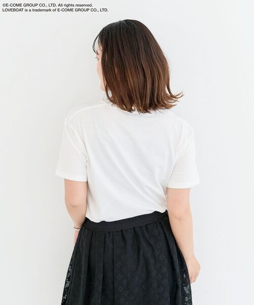 LOVE BOAT（ラブ・ボート）の「■LOVEBOAT ビキニ刺繍TEE（Tシャツ/カットソー・レディース・ホワイト・FREE）」の9枚目の写真