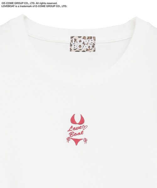 LOVE BOAT（ラブ・ボート）の「■LOVEBOAT ビキニ刺繍TEE（Tシャツ/カットソー・レディース・ホワイト・FREE）」の13枚目の写真