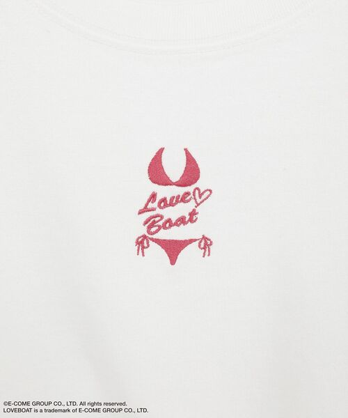 LOVE BOAT（ラブ・ボート）の「■LOVEBOAT ビキニ刺繍TEE（Tシャツ/カットソー・レディース・ホワイト・FREE）」の16枚目の写真