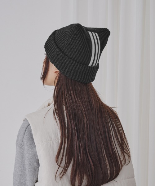 adidas（アディダス）の「adidas CAT WATCH ACRYLIC / アディダス（ニットキャップ/ビーニー・レディース・ブラック/ホワイト・FREE）」の14枚目の写真