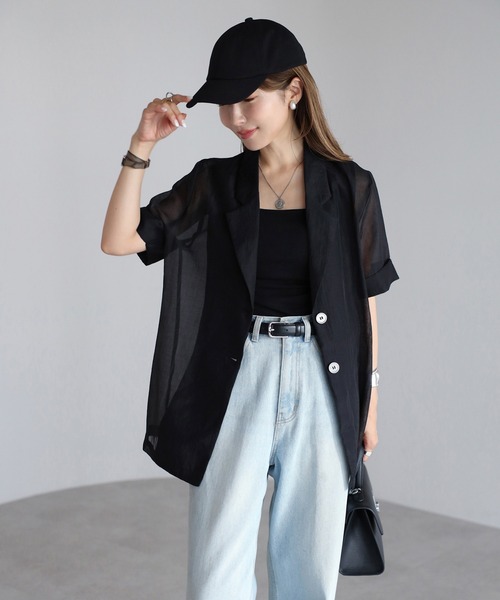 Bonjour Sagan(ボンジュールサガン)の「N刺繍ロゴキャップ(キャップ・レディース・ベージュ/ブラック/オフホワイト・FREE)」の9枚目の写真