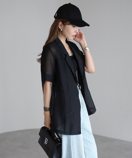 Bonjour Sagan(ボンジュールサガン)の「N刺繍ロゴキャップ(キャップ・レディース・ベージュ/ブラック/オフホワイト・FREE)」の10枚目の写真