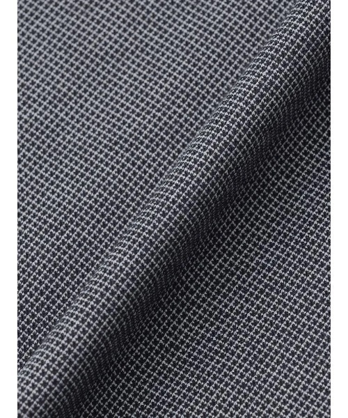 Perfect Suit FActory（パーフェクトスーツファクトリー）の「アルティマ　ニットポロシャツ　ホワイト/ブラック/グレー/ネイビー（ポロシャツ・メンズ・ネイビー/チャコールグレー/ホワイト/ブラック・L/LL/M/3L/S）」の7枚目の写真