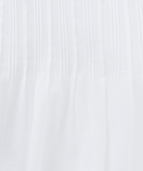 INDIVI（インディヴィ）の「【洗える/コットン】ピンタックシアーブラウス（シャツ/ブラウス・レディース・ライトグリーン/ホワイト/スミクロ/ブラック・34/15 /13/05/38）」の6枚目の写真