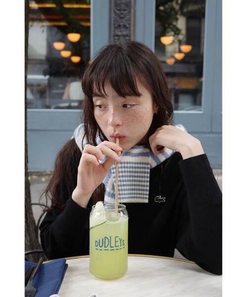 LACOSTE（ラコステ）の「【ビームスの百名品】【別注】LACOSTE / ニット ポロシャツ（ニット/セーター・レディース・ブラック/ネイビー/ワインレッド/ブラウン・36/38）」の2枚目の写真