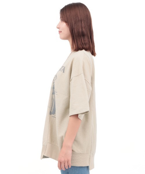 チチカカ（チチカカ）の「チョリータリメイク風裏毛プルオーバー（Tシャツ/カットソー・レディース・オレンジ/チャコールグレー/アイボリー・FREE）」の10枚目の写真