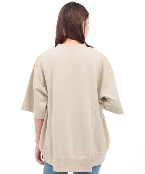 チチカカ（チチカカ）の「チョリータリメイク風裏毛プルオーバー（Tシャツ/カットソー・レディース・オレンジ/チャコールグレー/アイボリー・FREE）」の11枚目の写真