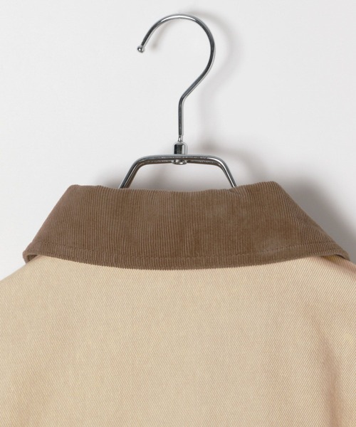 BAYFLOW（ベイフロー）の「[オーバーシルエット]カバーオール（デニムジャケット・レディース・ベージュ/インディゴブルー・SMALL/MEDIUM）」の16枚目の写真