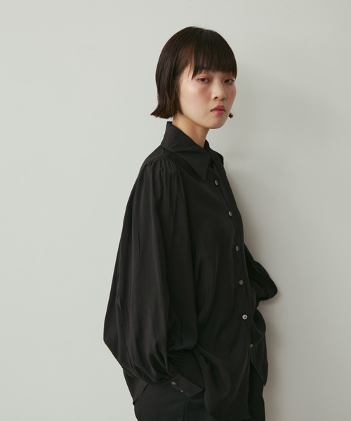 ボリュームスリーブギャザーシャツ（シャツ/ブラウス）｜full/fill