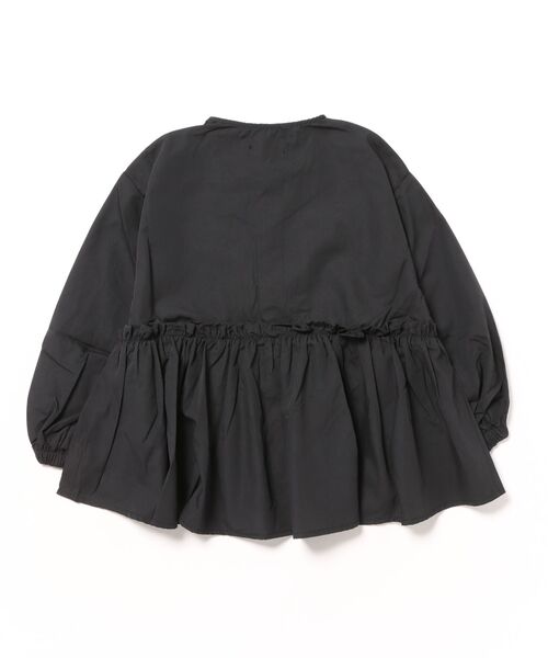 undeny.（アンディニ－）の「アンディニー フレアブラウス（シャツ/ブラウス・キッズ・ブラック/オフホワイト/ブルー・L/XL/M）」の4枚目の写真