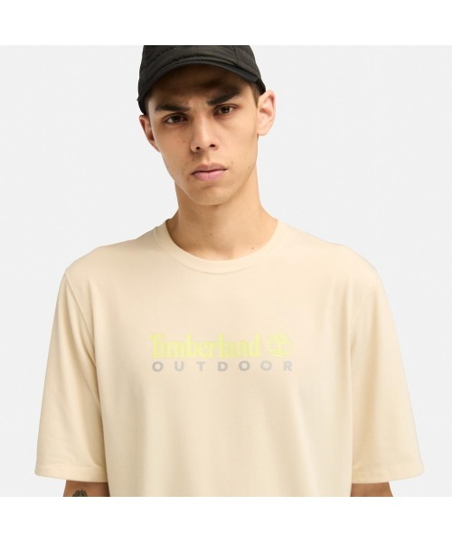 Timberland(ティンバーランド)の「半袖 UV プロテクション アウトドア グラフィック Tシャツ メンズ(Tシャツ/カットソー・メンズ・ライトホワイト・SMALL/MEDIUM/LARGE/X-LARGE)」の3枚目の写真