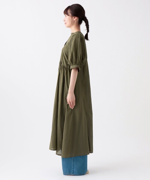 セール】インド綿ボイル切替ワンピース（ワンピース）｜Afternoon Tea