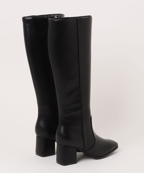 Doux archives（ドゥアルシーヴ）の「プレーンロングブーツ（ブーツ・レディース・ブラウン/ブラック・23.5/24.5）」の10枚目の写真