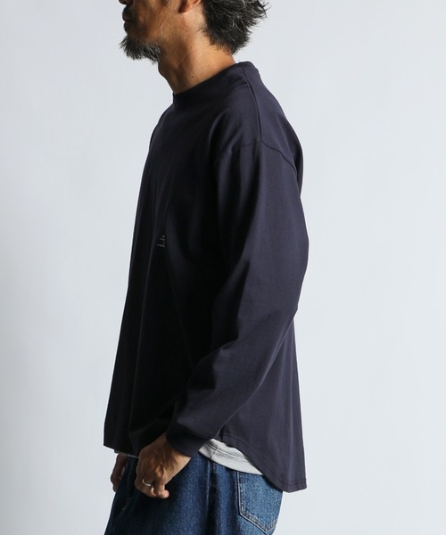 タムムムページ 8オンス ヘビーウェイト オーバーサイズ ラウンドヘム ロンT ｜The