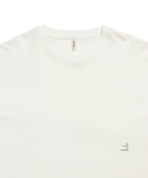 The DUFFER of ST.GEORGE(ザダファーオブセントジョージ)の「8oz HEAVY WEIGHT OVER SIZE ROUND HEM L/SL TEE:8オンス ヘビーウェイト オーバーサイズ ラウンドヘム ロンT(Tシャツ/カットソー・メンズ・ブラック/ホワイト/ネイビー・SMALL/MEDIUM/LARGE/X-LARGE)」の15枚目の写真