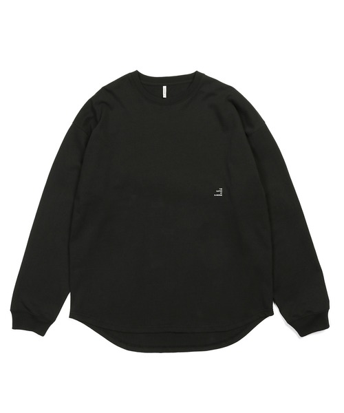 8oz HEAVY WEIGHT OVER SIZE ROUND HEM L/SL TEE：8オンス