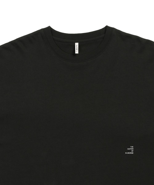 The DUFFER of ST.GEORGE(ザダファーオブセントジョージ)の「8oz HEAVY WEIGHT OVER SIZE ROUND HEM L/SL TEE:8オンス ヘビーウェイト オーバーサイズ ラウンドヘム ロンT(Tシャツ/カットソー・メンズ・ブラック/ホワイト/ネイビー・SMALL/MEDIUM/LARGE/X-LARGE)」の16枚目の写真