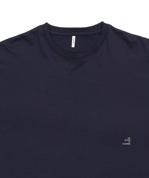 The DUFFER of ST.GEORGE(ザダファーオブセントジョージ)の「8oz HEAVY WEIGHT OVER SIZE ROUND HEM L/SL TEE:8オンス ヘビーウェイト オーバーサイズ ラウンドヘム ロンT(Tシャツ/カットソー・メンズ・ブラック/ホワイト/ネイビー・SMALL/MEDIUM/LARGE/X-LARGE)」の17枚目の写真