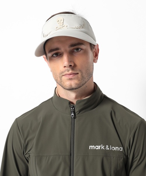 MARK & LONA（マークアンドロナ）の「Unified Shade Performance Visor | MEN and WOMEN（サンバイザー・メンズ・ブラック/ベージュ・FREE）」の2枚目の写真