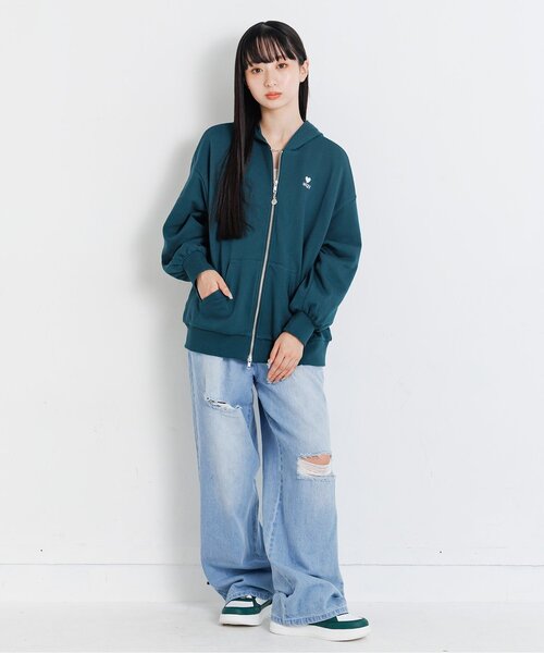 algy(アルジー)の「軽量コートスニーカー(スニーカー・キッズ・グリーン/オフホワイト・20/21/22/23/24)」の6枚目の写真