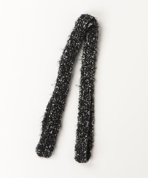 Per sist ence(パーシエンス)の「シャギーニットスリムマフラー(マフラー・レディース・ホワイト/グレー/ブラック・ONE SIZE)」の3枚目の写真