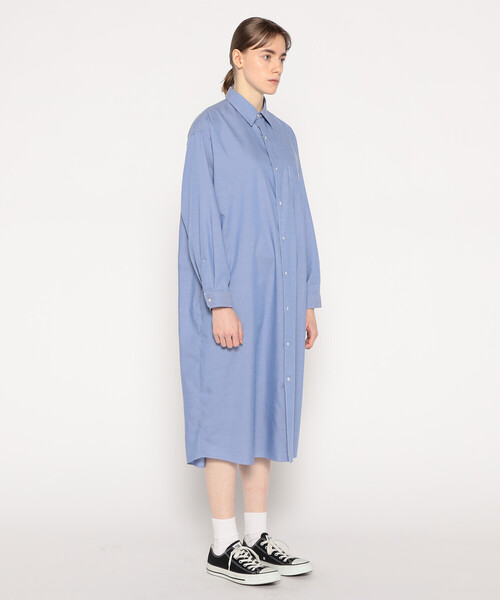 DunDun/A1316-4/ WOMEN'S OXFORD CLASSIC COLLAR DRESS（ワンピース）｜DANTON