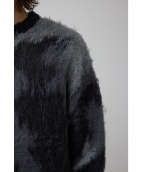 AZUL by moussy（アズールバイマウジー）の「起毛総柄ニット（ニット/セーター・メンズ・ブラック系その他/ブラウン系その他/ブルー系その他3・MEDIUM/LARGE）」の13枚目の写真