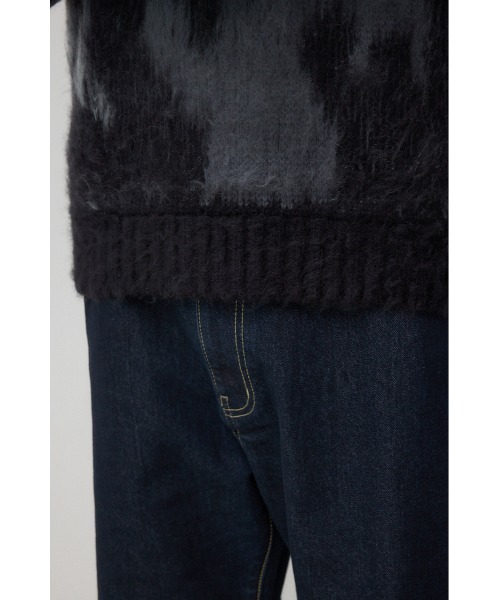 AZUL by moussy（アズールバイマウジー）の「起毛総柄ニット（ニット/セーター・メンズ・ブラック系その他/ブラウン系その他/ブルー系その他3・MEDIUM/LARGE）」の15枚目の写真