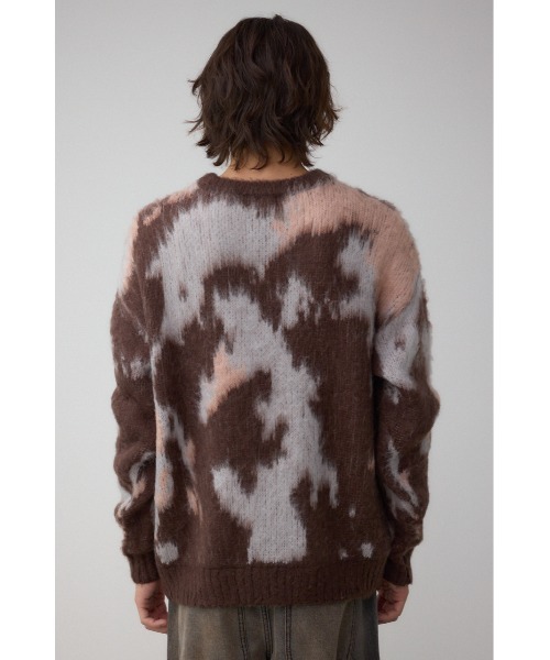 AZUL by moussy（アズールバイマウジー）の「起毛総柄ニット（ニット/セーター・メンズ・ブラック系その他/ブラウン系その他/ブルー系その他3・MEDIUM/LARGE）」の21枚目の写真