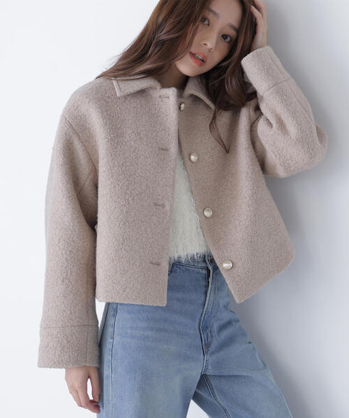 セール】◇ステンカラーショートブルゾン（ブルゾン）｜NATURAL BEAUTY