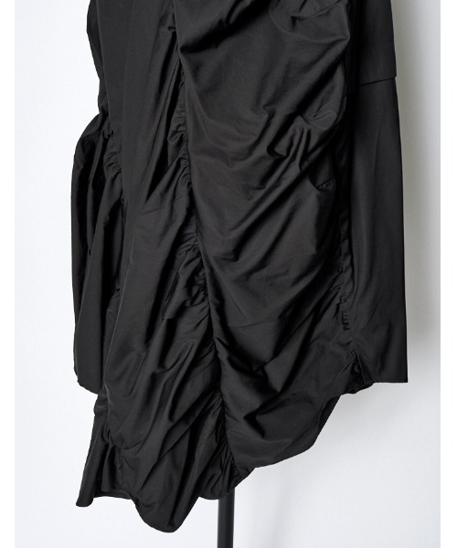 RUMCHE(ラムシェ)の「Typewriter Gathered Skirt / タイプライターギャザースカート(スカート・レディース・ブラック・FREE)」の14枚目の写真