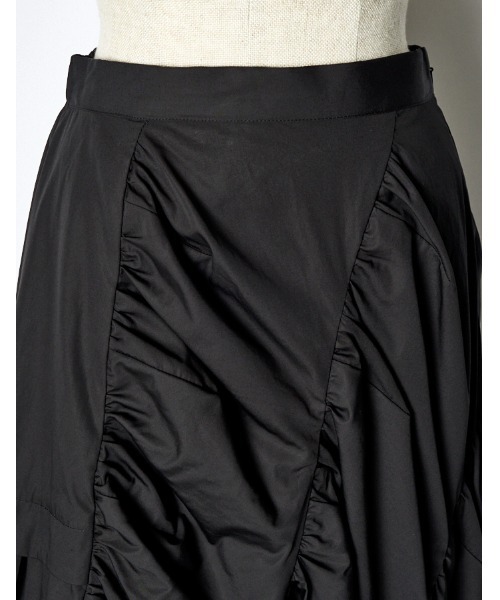 RUMCHE(ラムシェ)の「Typewriter Gathered Skirt / タイプライターギャザースカート(スカート・レディース・ブラック・FREE)」の11枚目の写真