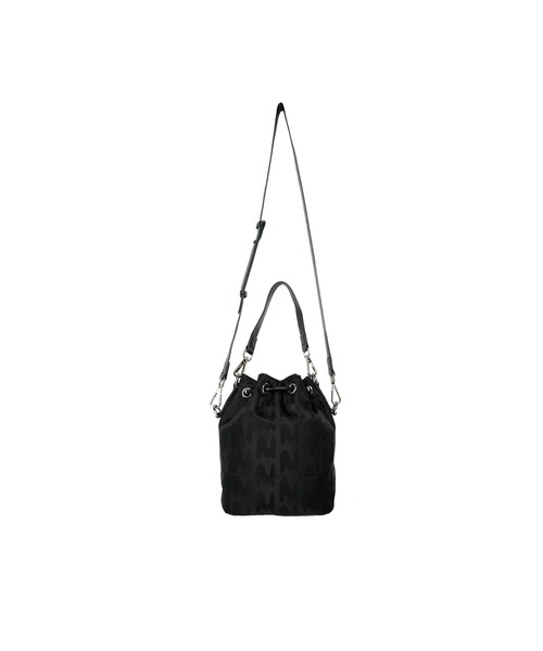 MSGM（エムエスジーエム）の「「TheMwave」2Way MINI ナイロンバケットバッグ（ショルダーバッグ・メンズ・ブラック・ONE SIZE）」の2枚目の写真