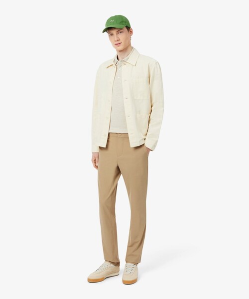 LACOSTE(ラコステ)の「スリムフィットストレッチ テーパードスラックス(スラックス・メンズ・ダークネイビー/ベージュ/ブラック/ナチュラル・42/44/40/38)」の5枚目の写真