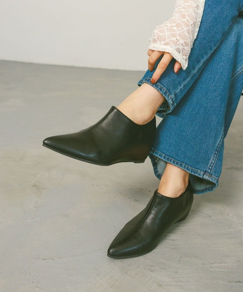 BAYFLOW（ベイフロー）の「フレフィットインヒールブーティ（ブーツ・レディース・ガンメタ/ブラック・LARGE/MEDIUM）」の2枚目の写真