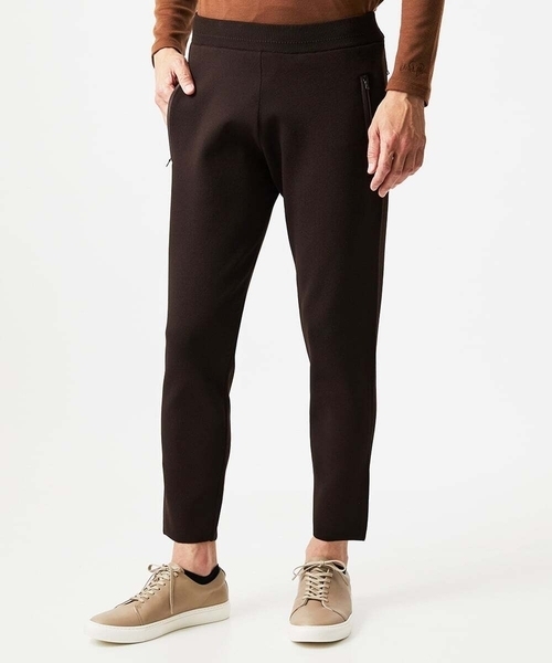 MICHEL KLEIN HOMME (ミッシェルクランオム)の「【セットアップ】ニットジョガーパンツ(デニムパンツ・メンズ・ブラック/ライトグレー/ブラウン・MEDIUM/LARGE/X-LARGE)」の3枚目の写真