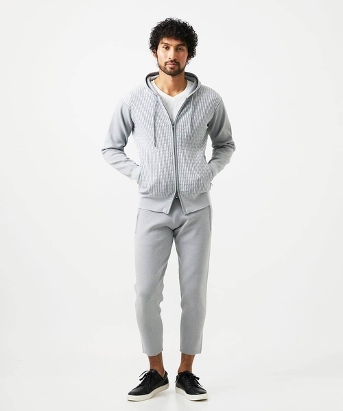 MICHEL KLEIN HOMME (ミッシェルクランオム)の「【セットアップ】ニットジョガーパンツ(デニムパンツ・メンズ・ブラック/ライトグレー/ブラウン・MEDIUM/LARGE/X-LARGE)」の12枚目の写真