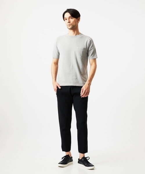 MICHEL KLEIN HOMME (ミッシェルクランオム)の「【セットアップ】ニットジョガーパンツ(デニムパンツ・メンズ・ブラック/ライトグレー/ブラウン・MEDIUM/LARGE/X-LARGE)」の5枚目の写真